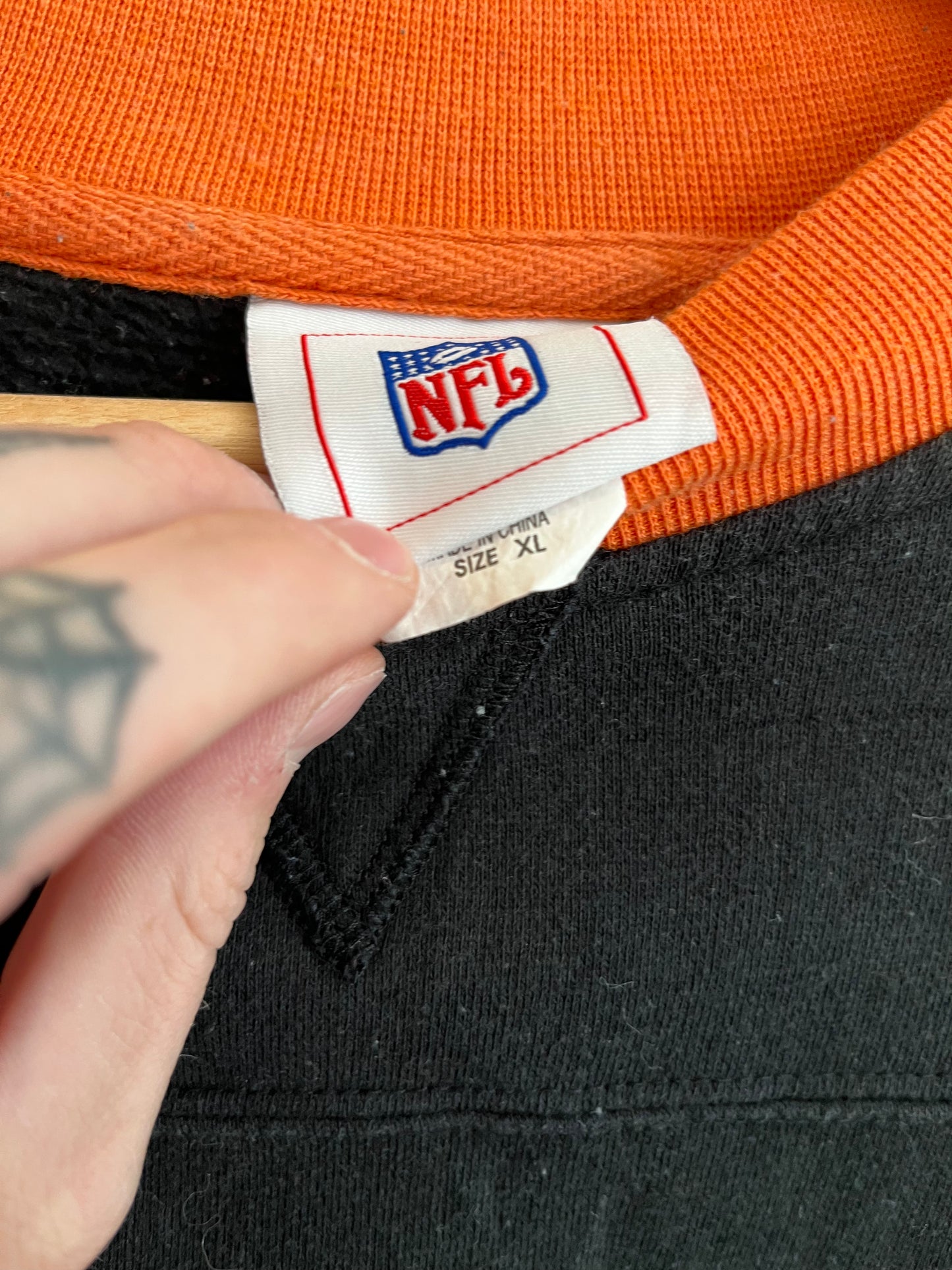 00s Cincinnati Bengals Embroidered NFL Crewneck (XL)