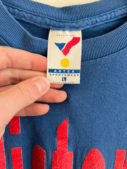 90s Detroit Pistons Spell Out NBA Tee (L)