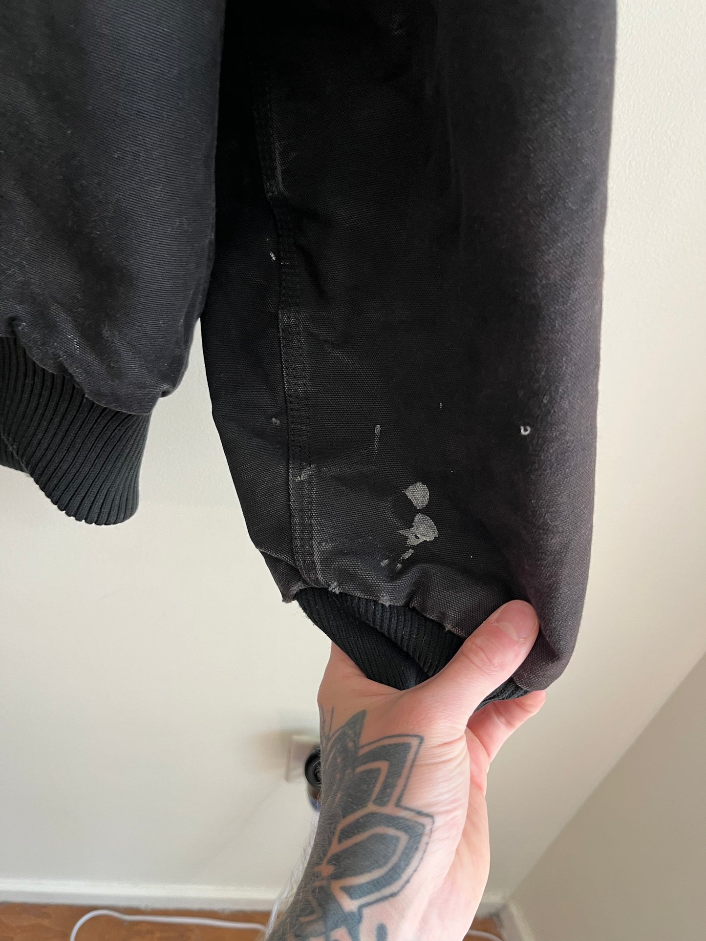 2021 Carhartt Paint Faded Black Jacket (L)