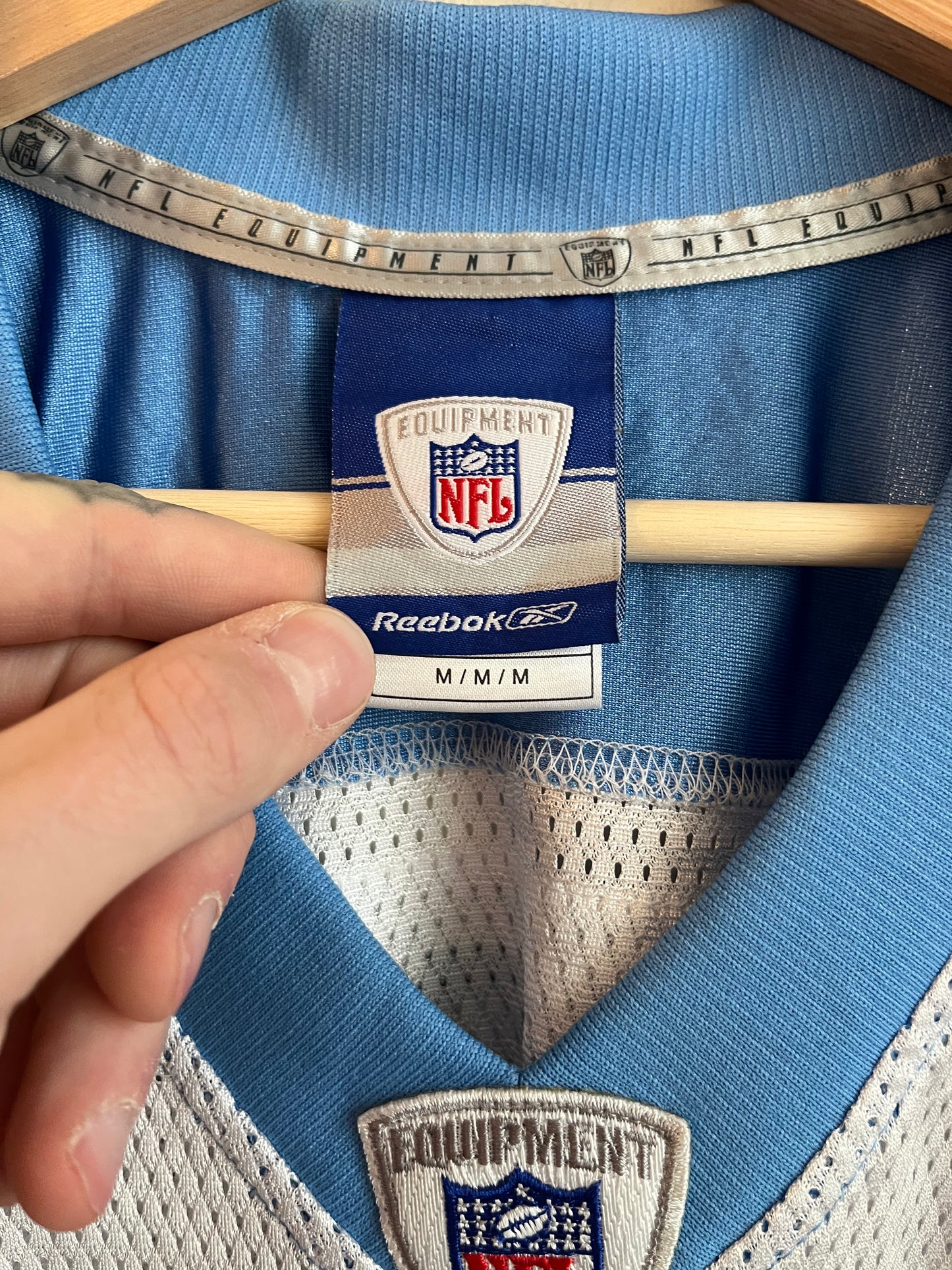 00s Tennessee Titans Derrick Mason Away Jersey (M)