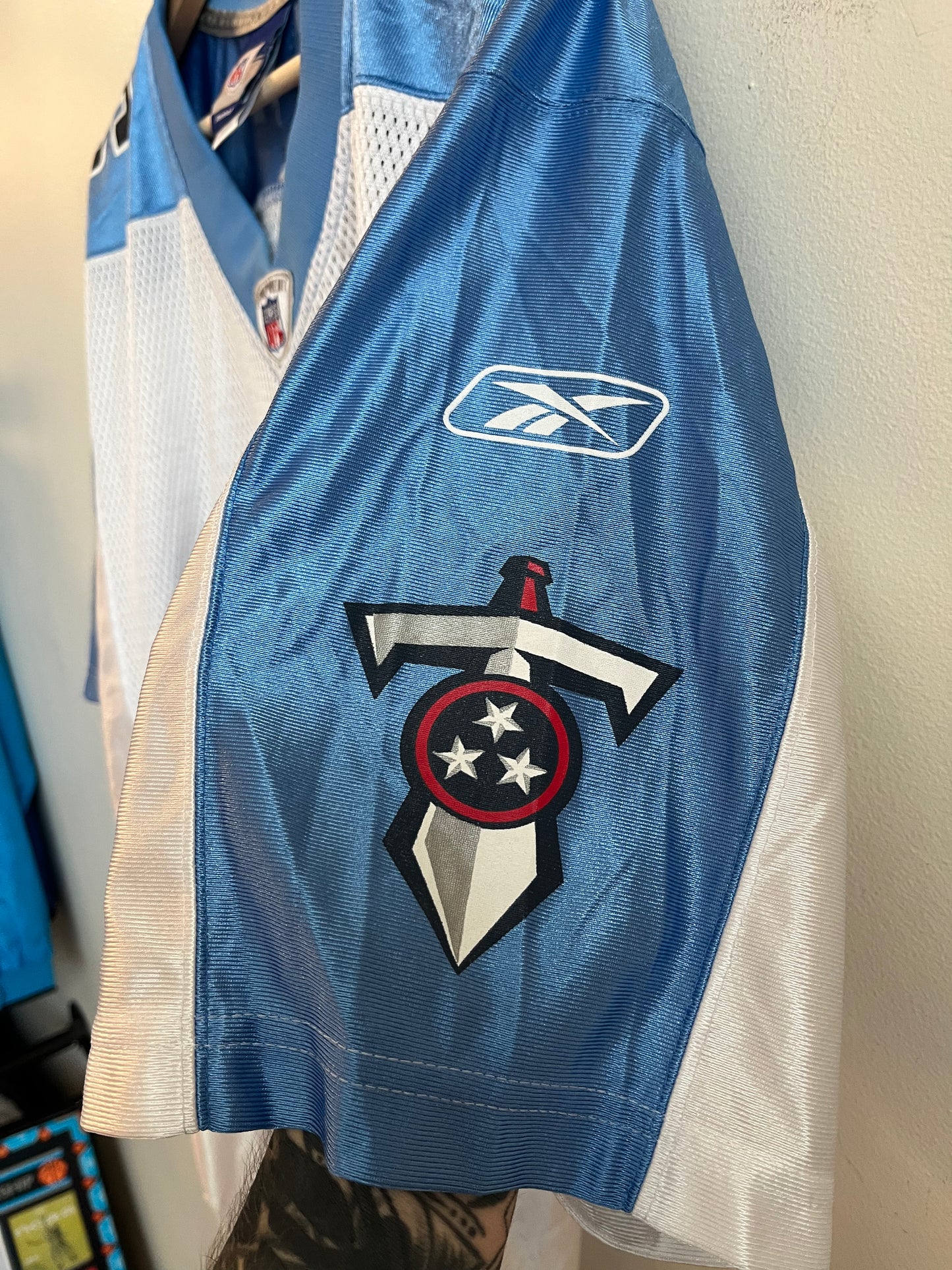 00s Tennessee Titans Derrick Mason Away Jersey (M)