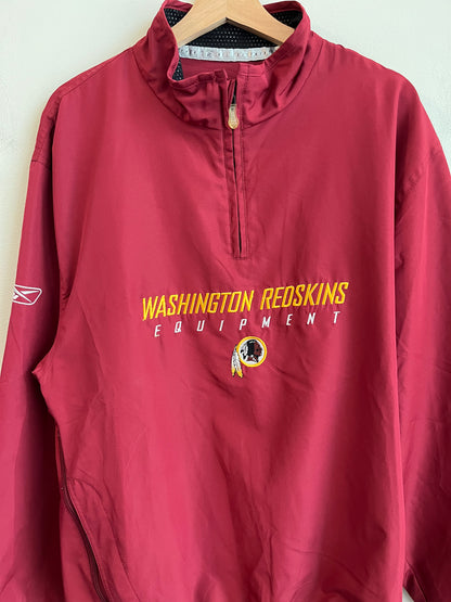 00s Washington Redskins Reebok Maroon Windbreaker (M)