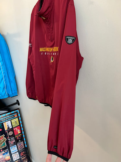 00s Washington Redskins Reebok Maroon Windbreaker (M)