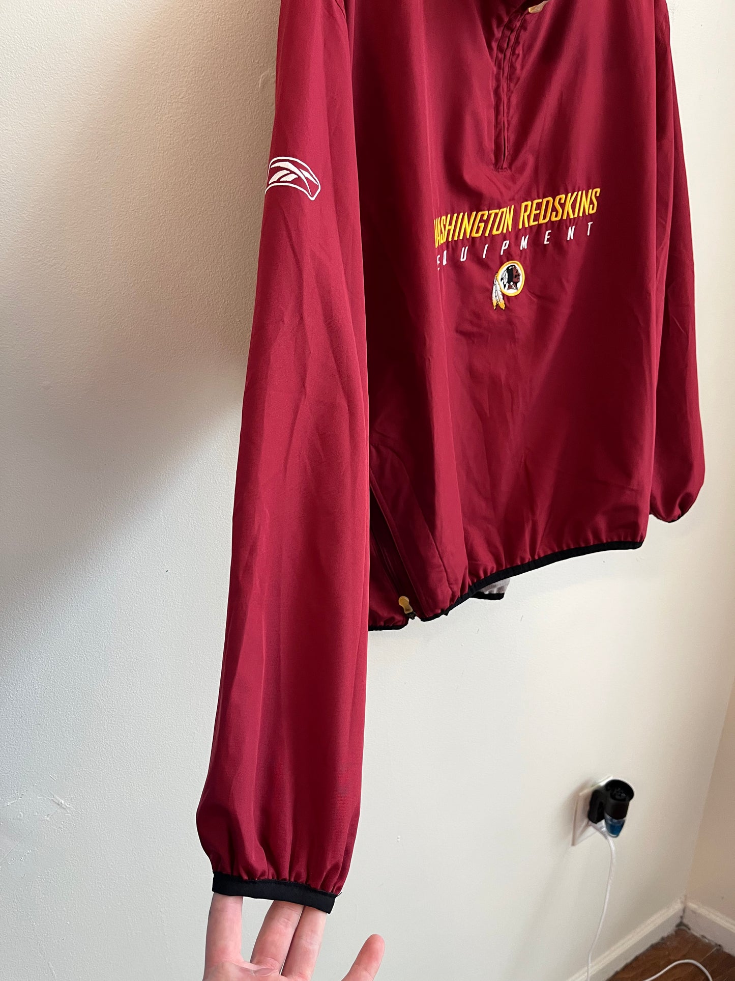 00s Washington Redskins Reebok Maroon Windbreaker (M)