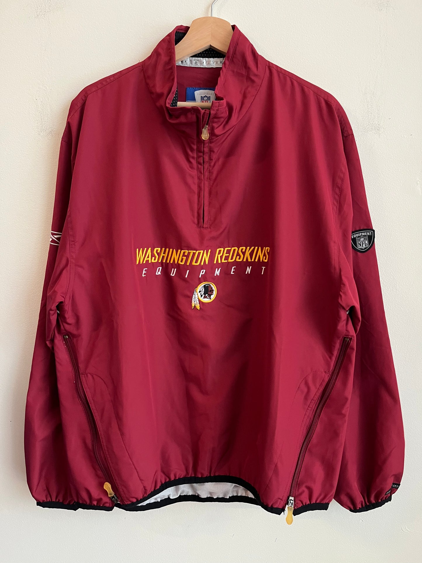 00s Washington Redskins Reebok Maroon Windbreaker (M)