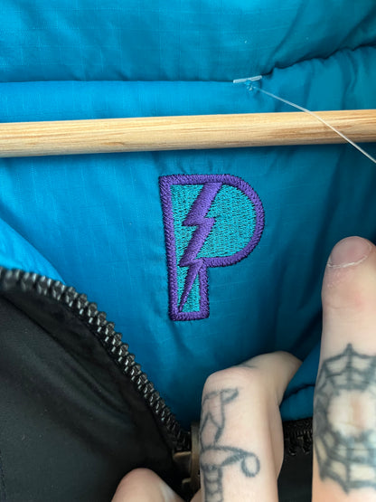 90s Charlotte Hornets Reversible Pro Player Puffer Jacket (XL)