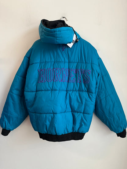 90s Charlotte Hornets Reversible Pro Player Puffer Jacket (XL)