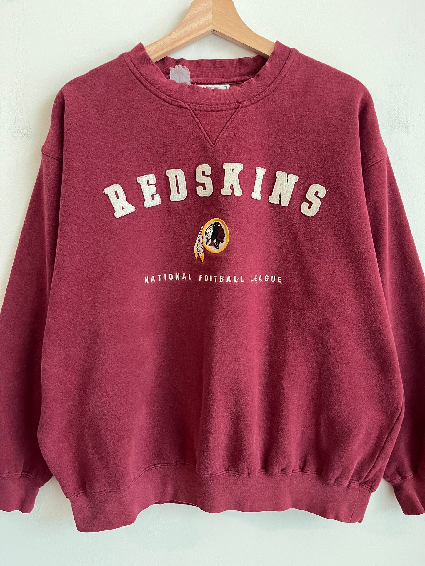 00s Washington Redskins Lee Embroidered Crewneck (L)