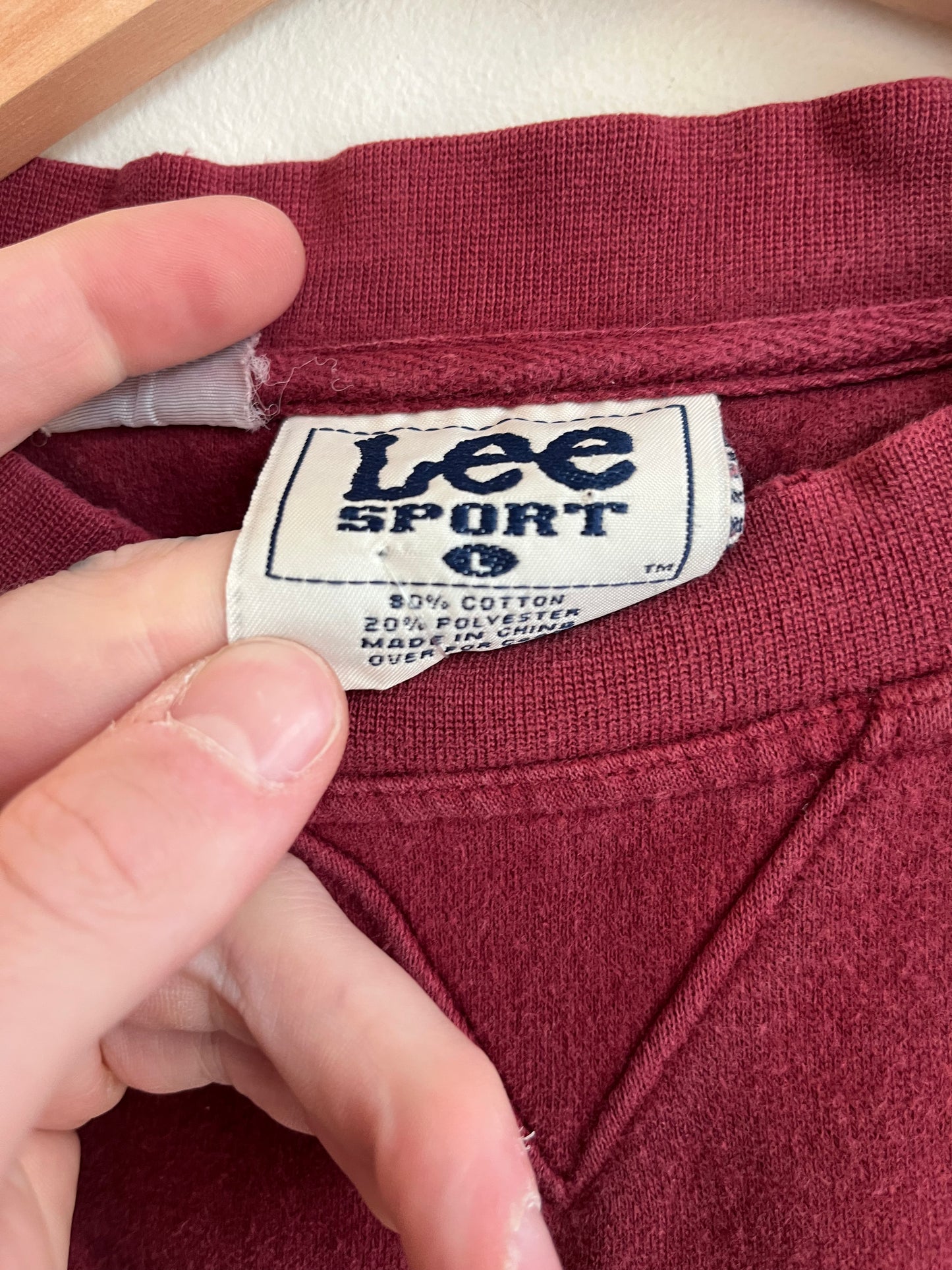 00s Washington Redskins Lee Embroidered Crewneck (L)