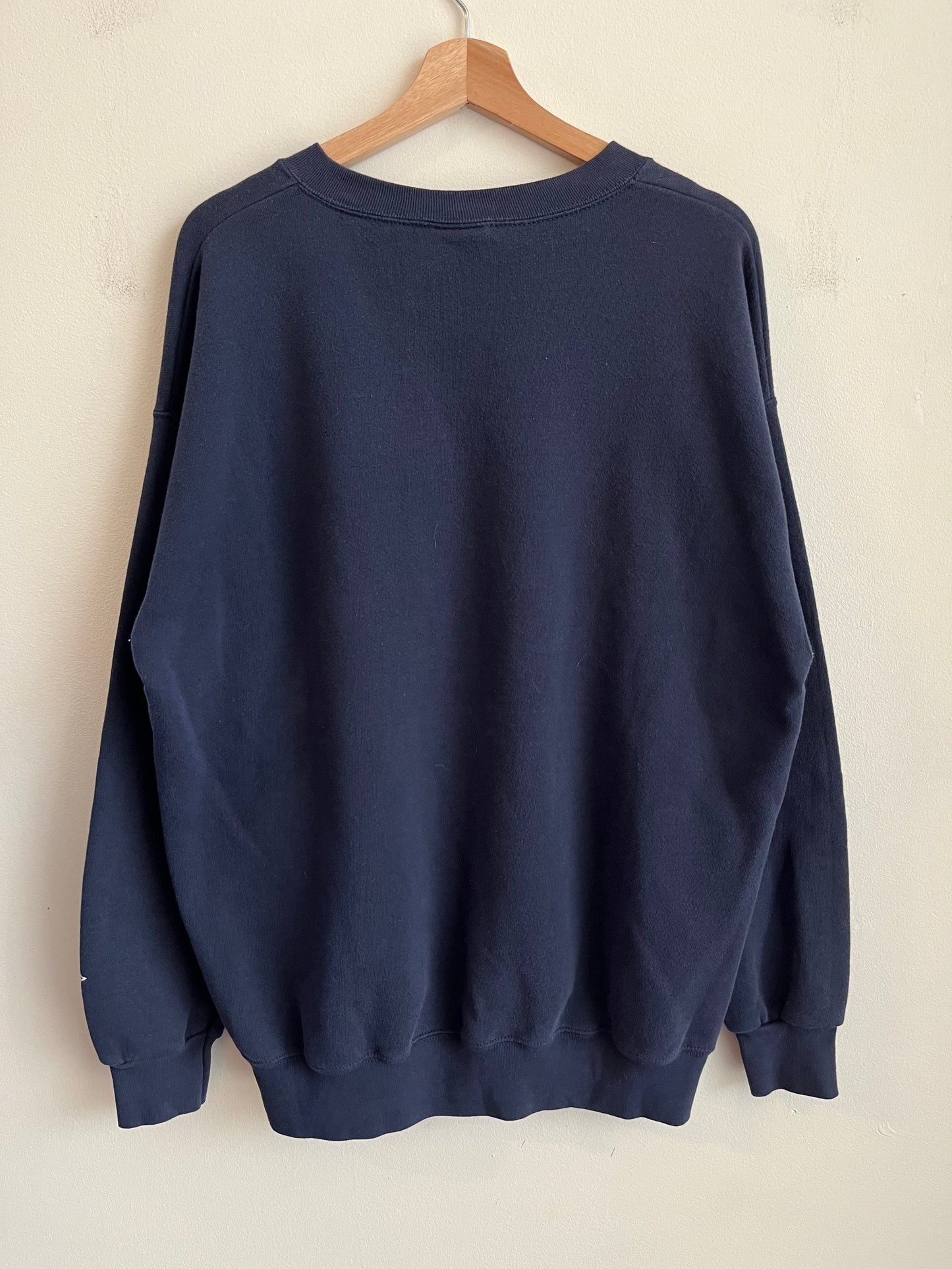 2000 Dallas Cowboys Football Lee Navy Crewneck (XL)