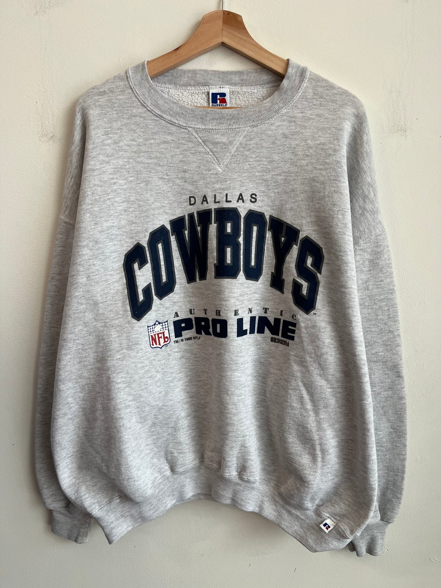 1995 Dallas Cowboys Spell Out Pro Line Crewneck (XXL)