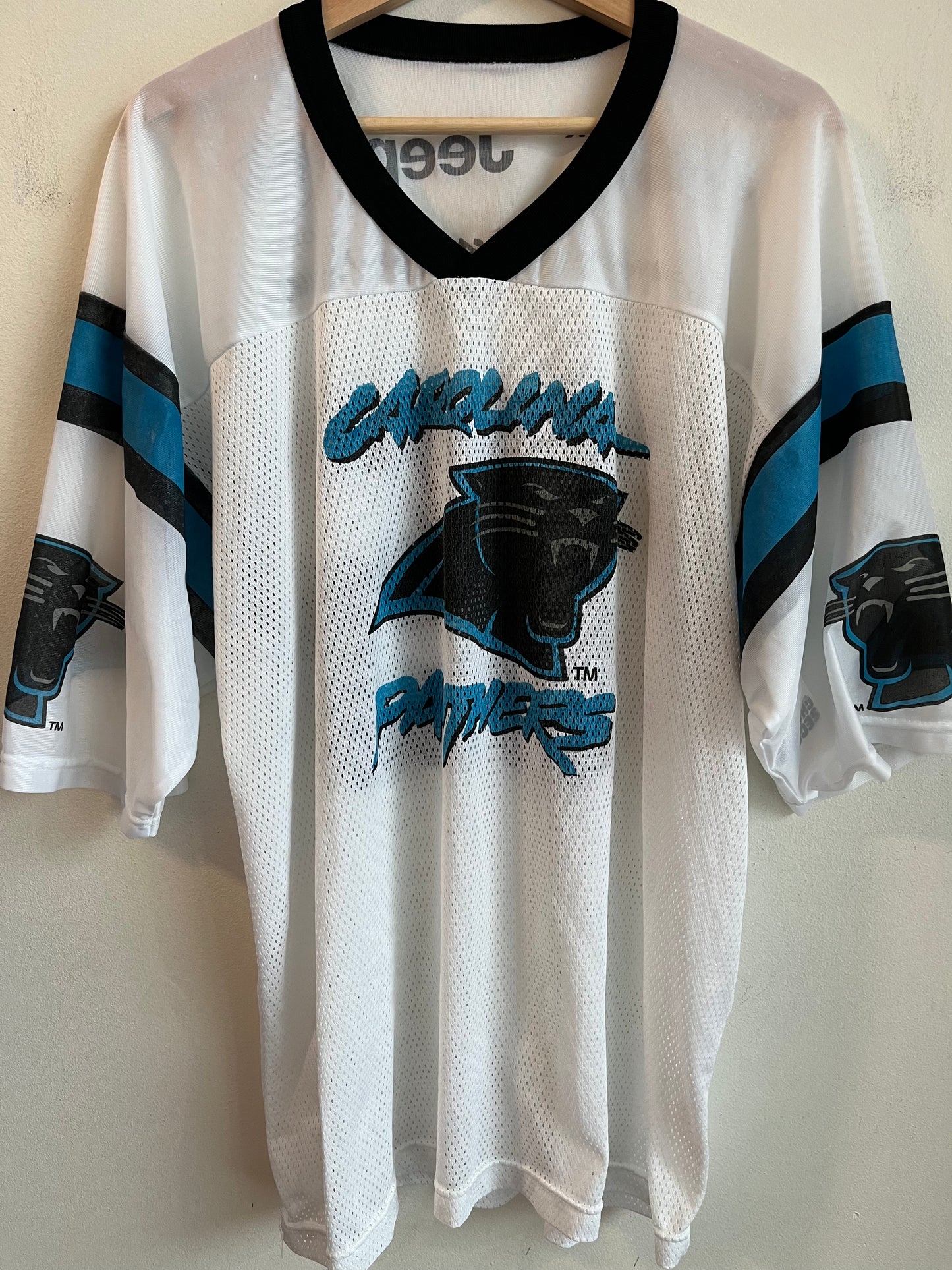 00s Carolina Panthers Jeep Away Jersey (XL)