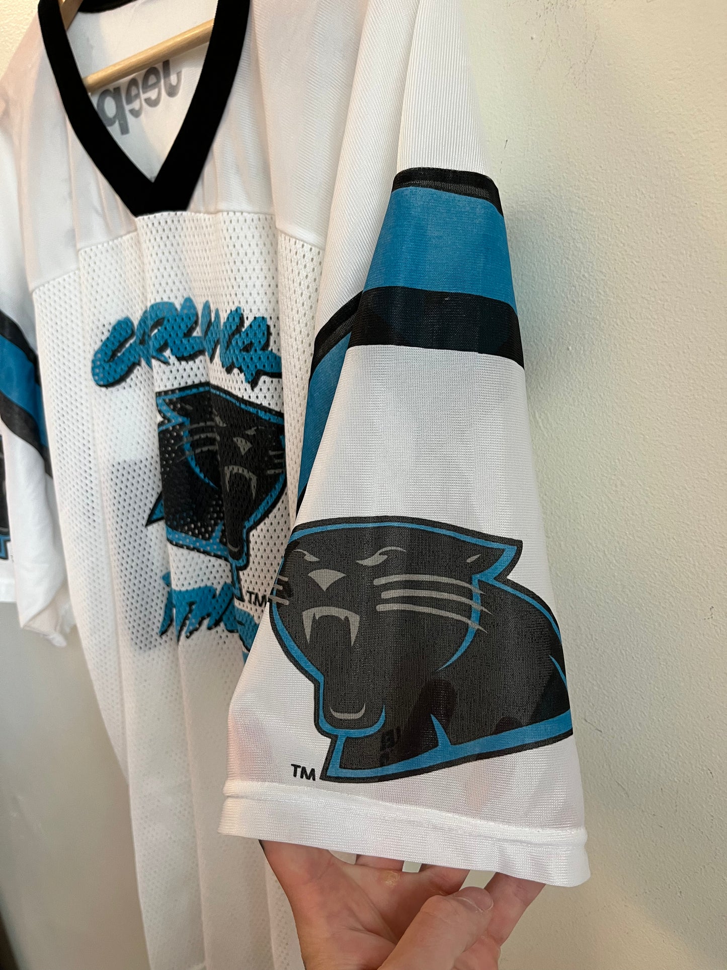00s Carolina Panthers Jeep Away Jersey (XL)