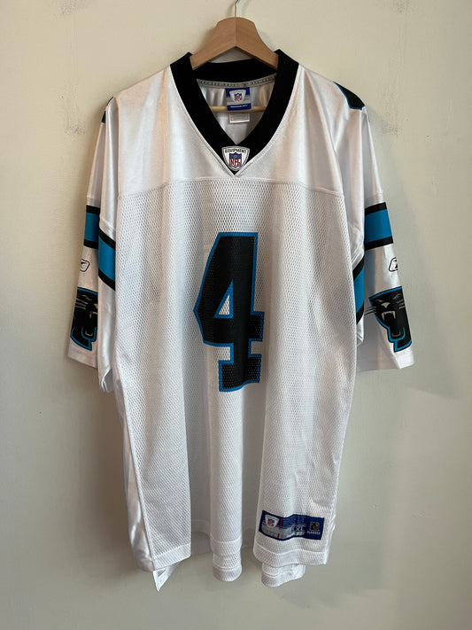 00s Carolina Panthers John Kasay Reebok Away Jersey (XXL)