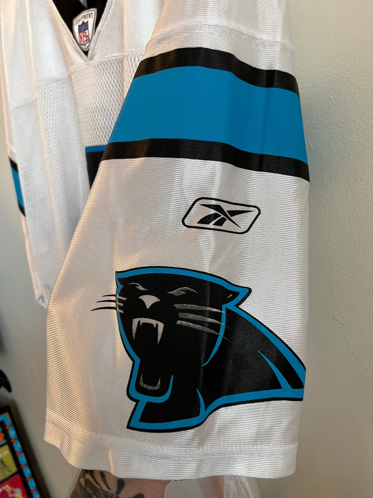 00s Carolina Panthers John Kasay Reebok Away Jersey (XXL)
