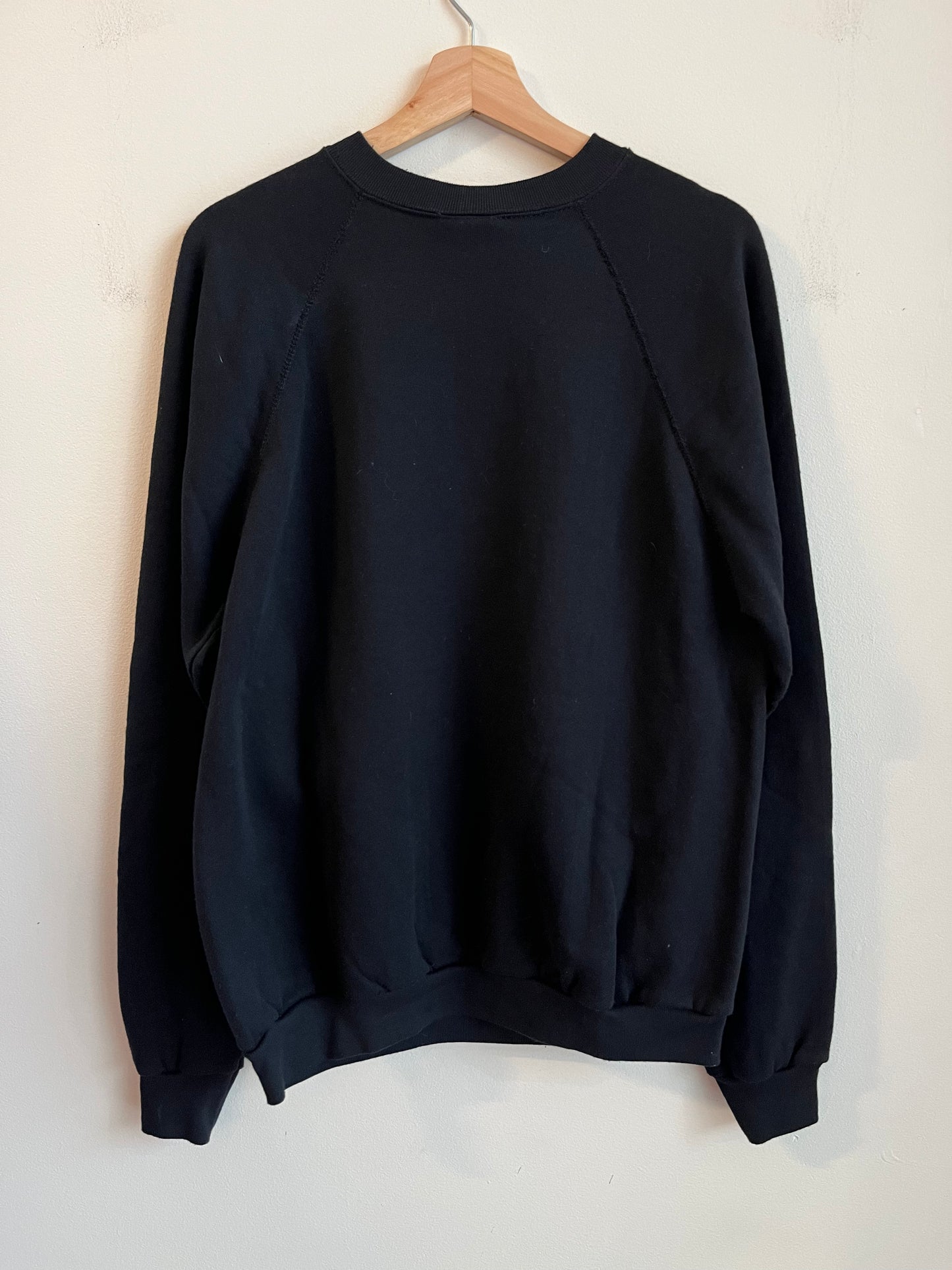 1990s Buffalo Sabres Spell Out Black Crewneck (L)