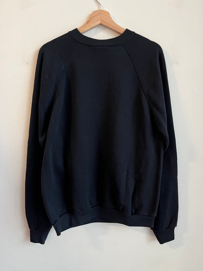 1990s Buffalo Sabres Spell Out Black Crewneck (L)