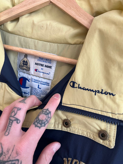 1990s Notre Dame University Champion Puffer Jacket (L)