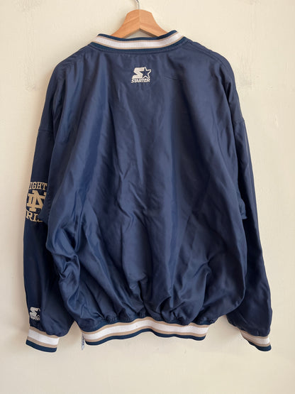 1990s Starter Notre Dame University Spell Out Windbreaker (XL)