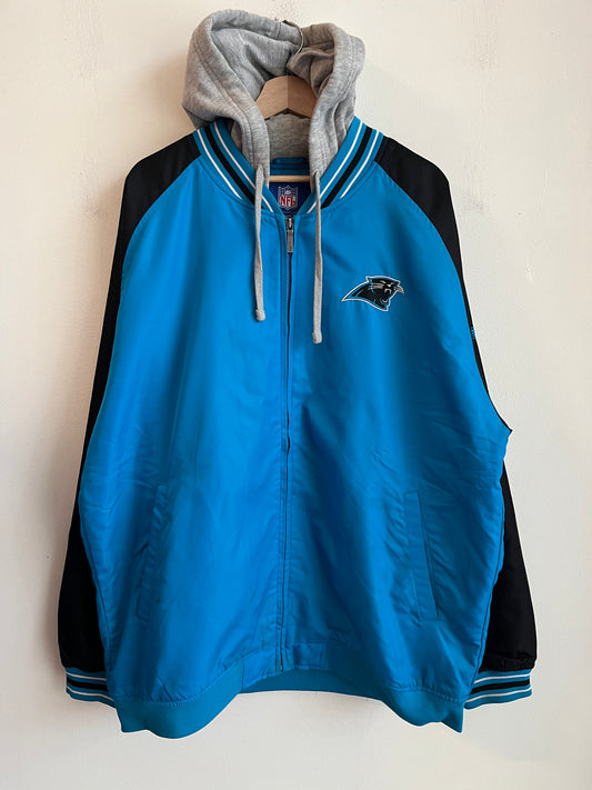 00s Carolina Panthers Reebok Hooded Jacket (XL)