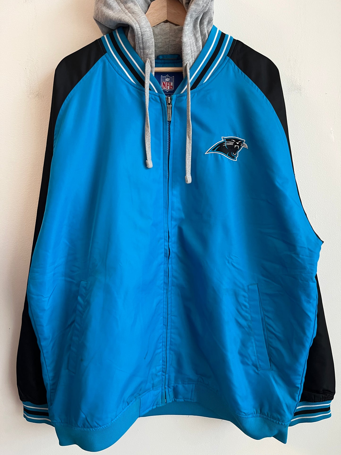 00s Carolina Panthers Reebok Hooded Jacket (XL)