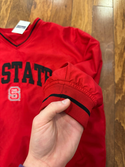 00s NC State Embroidered Spell Out Windbreaker (XL)