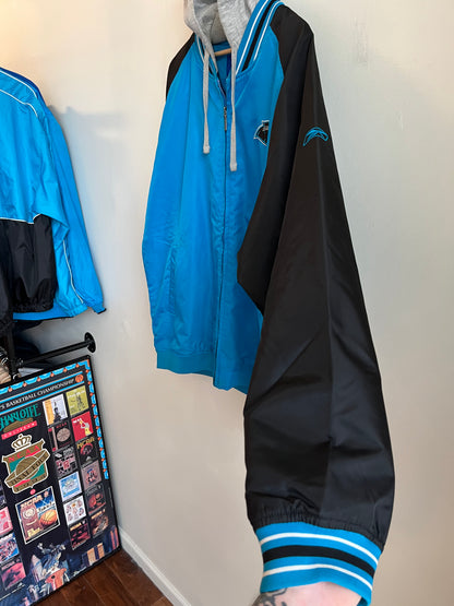 00s Carolina Panthers Reebok Hooded Jacket (XL)