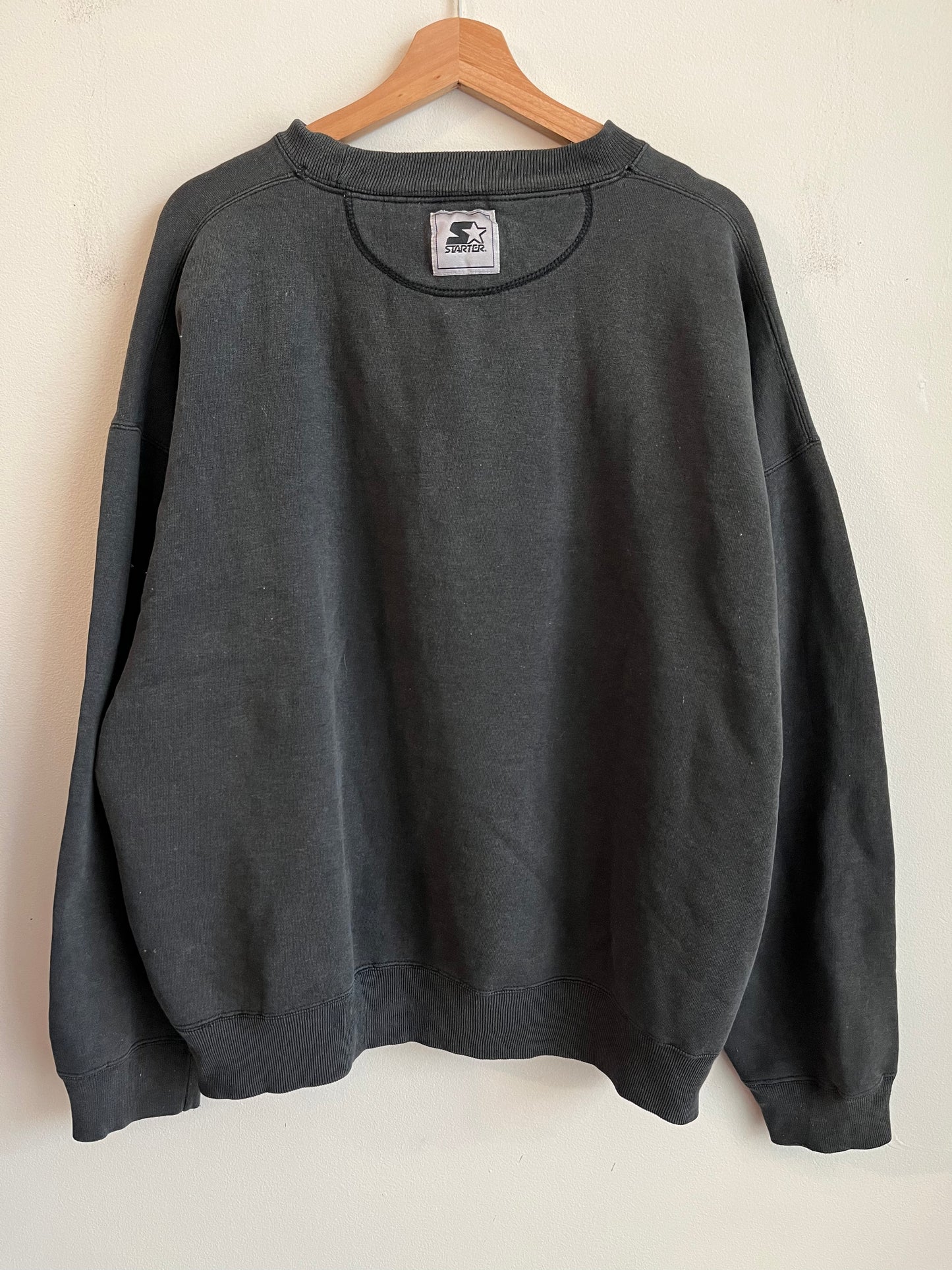 1993 Carolina Panthers Faded Starter Shadow Crewneck (XXL)