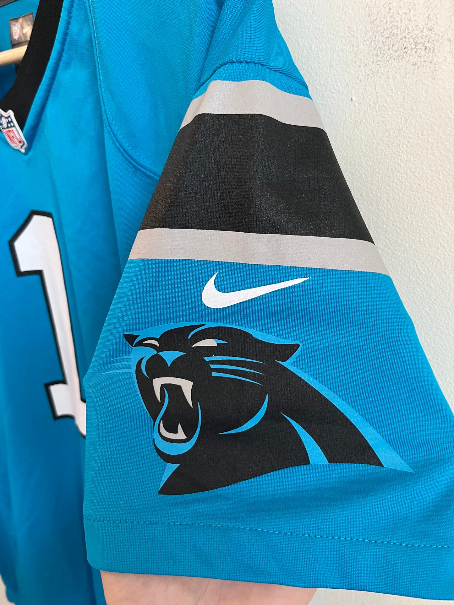2016 Carolina Panthers Deadstock Cam Newton Blue Jersey (Youth XL)