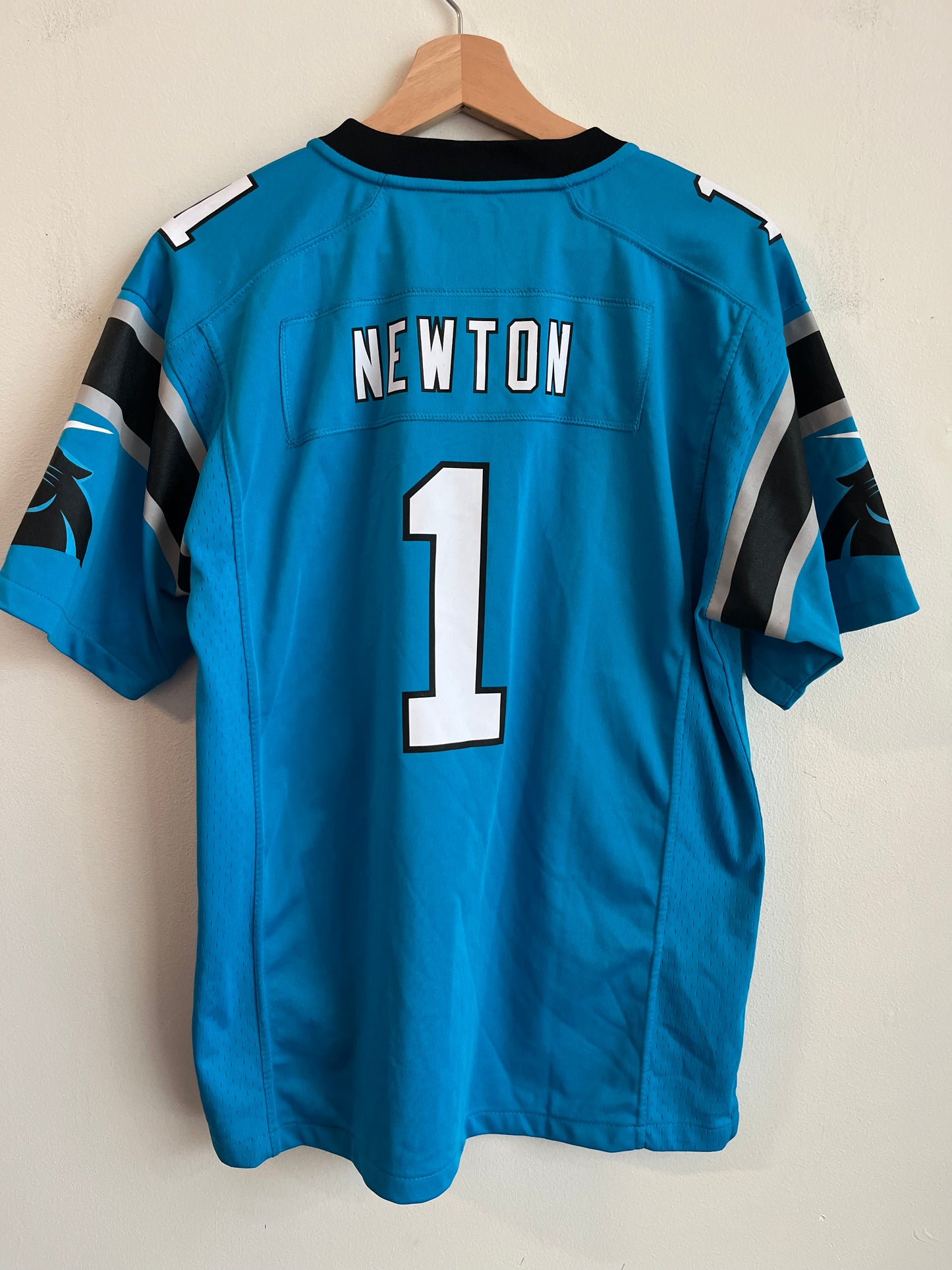 2016 Carolina Panthers Deadstock Cam Newton Blue Jersey (Youth XL)