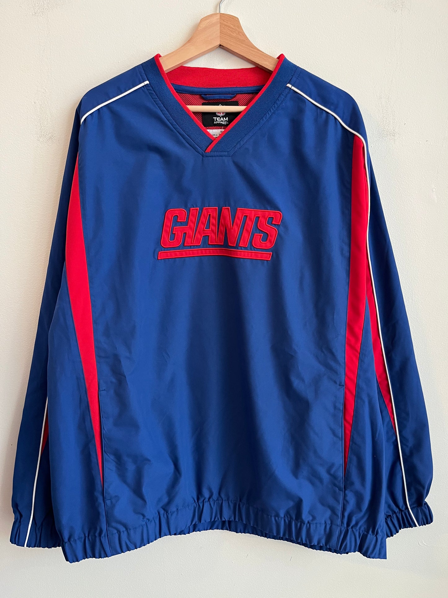 00s New York Giants Blue NFL Windbreaker (XL)