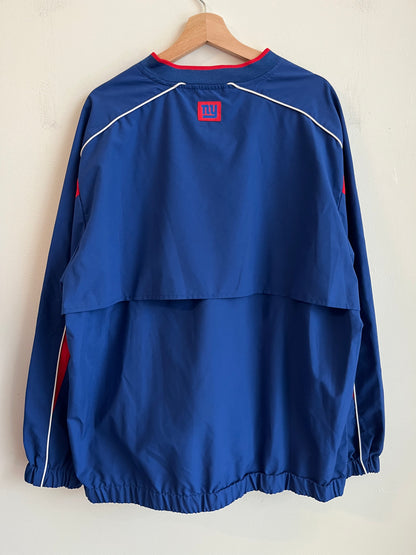 00s New York Giants Blue NFL Windbreaker (XL)