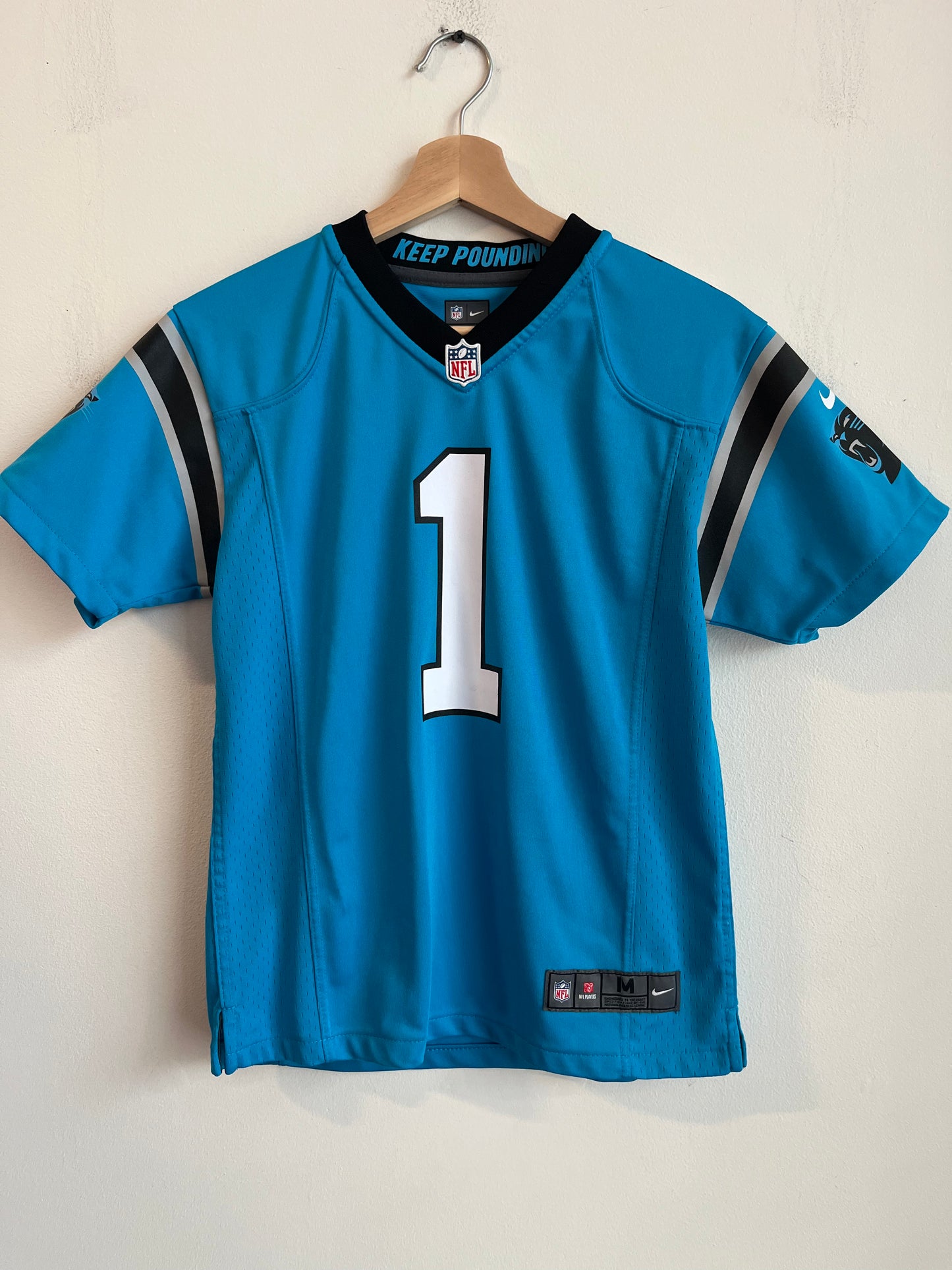 2016 Carolina Panthers Cam Newton Nike Blue Jersey (Youth M)