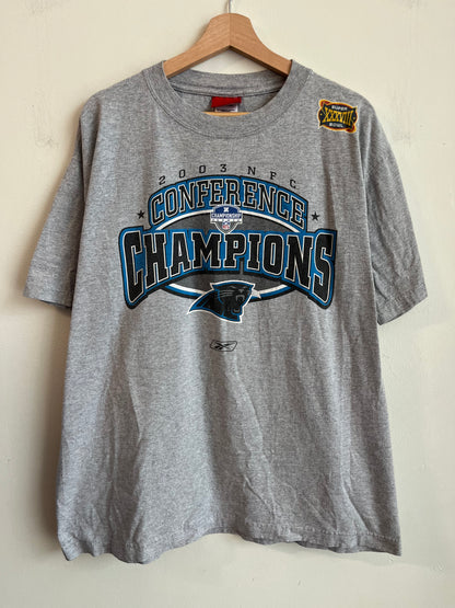 2003 Carolina Panthers Conference Champions Tee (L)