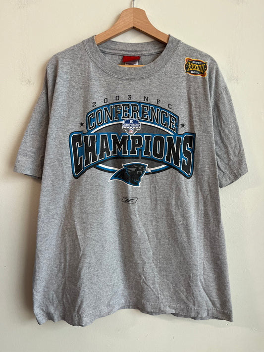 2003 Carolina Panthers Conference Champions Tee (L)