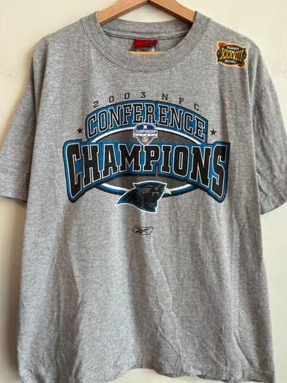 2003 Carolina Panthers Conference Champions Tee (L)