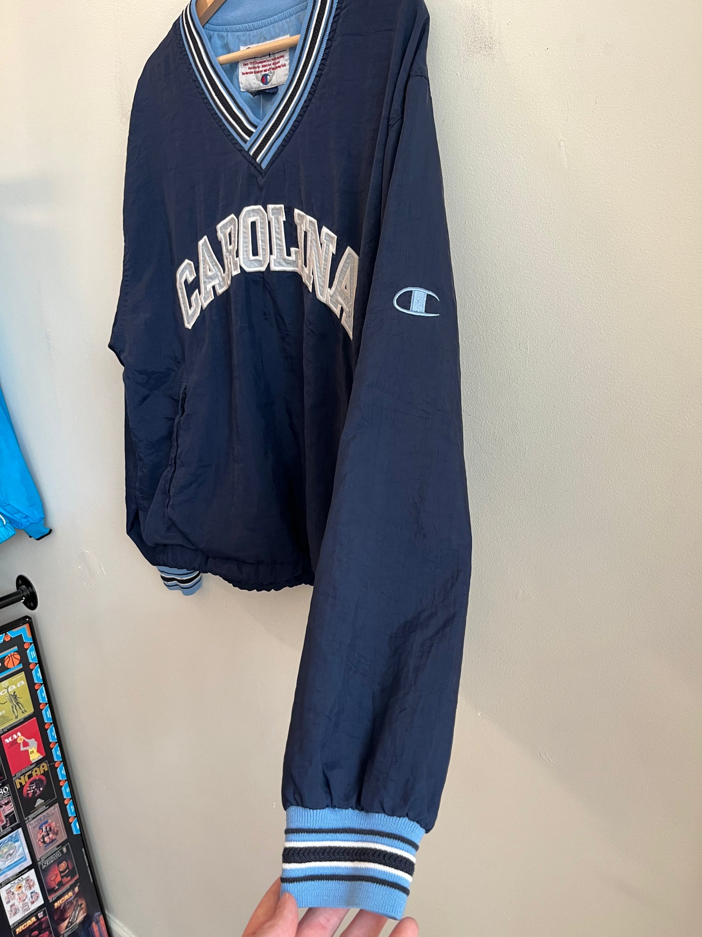 90s UNC Carolina Champion Windbreaker (M)