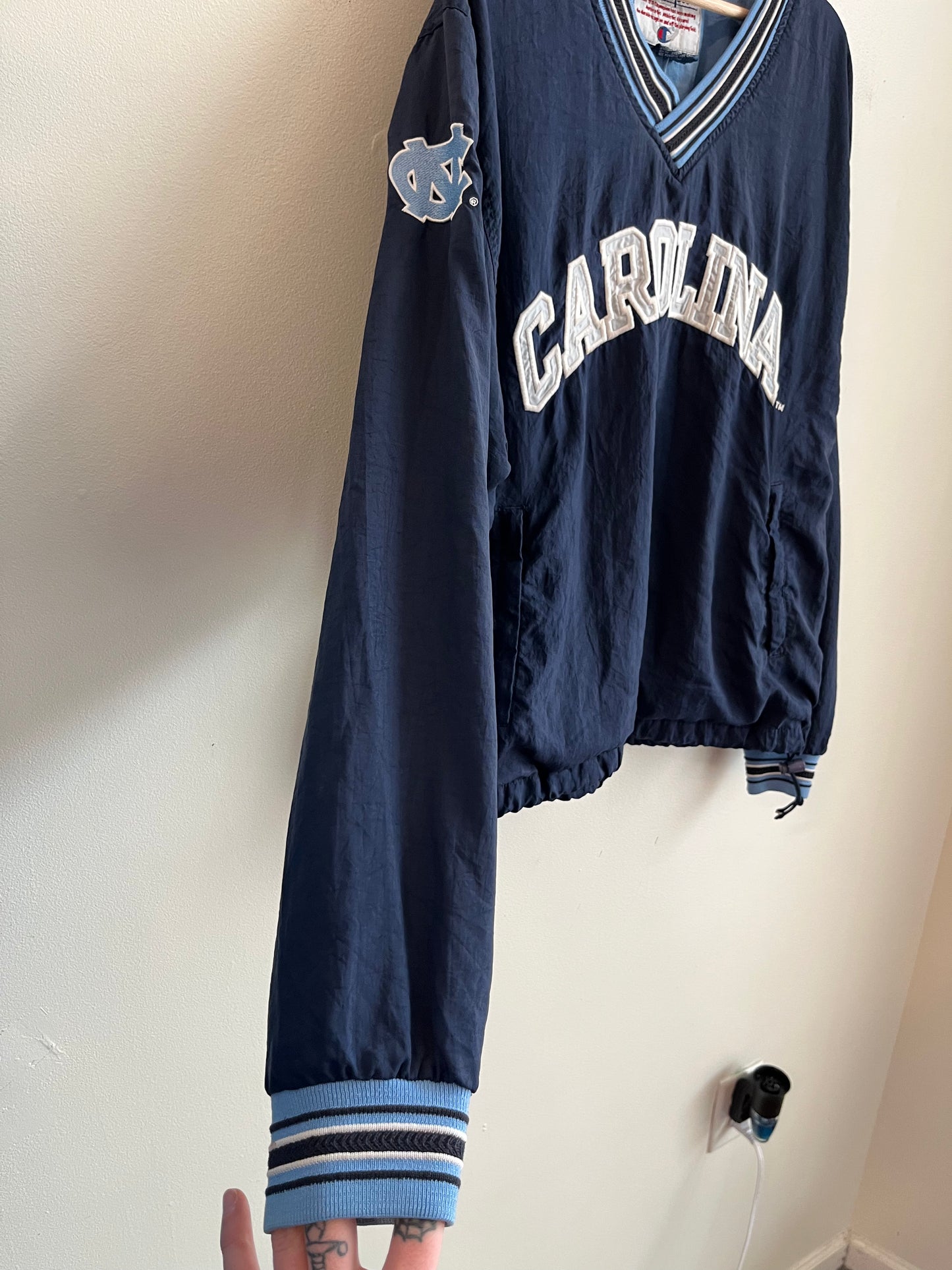 90s UNC Carolina Champion Windbreaker (M)