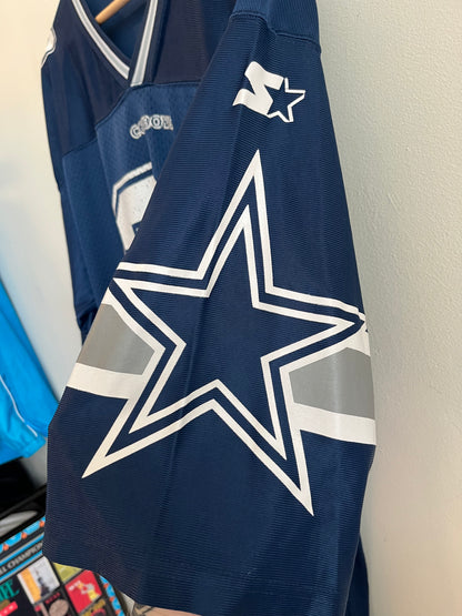 1995 Dallas Cowboys Deion Sanders Starter Home Jersey (L)