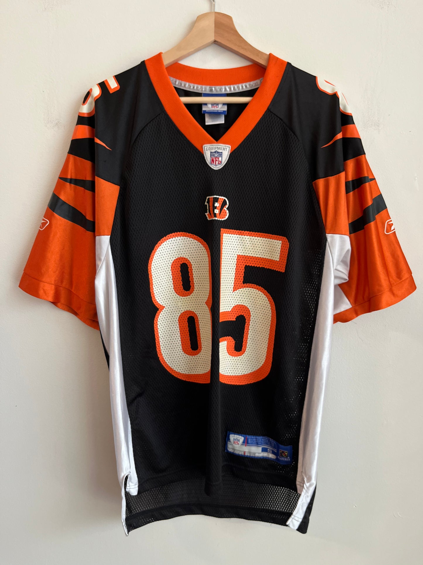 00s Cincinnati Bengals Chad Johnson Reebok Home Jersey (S)