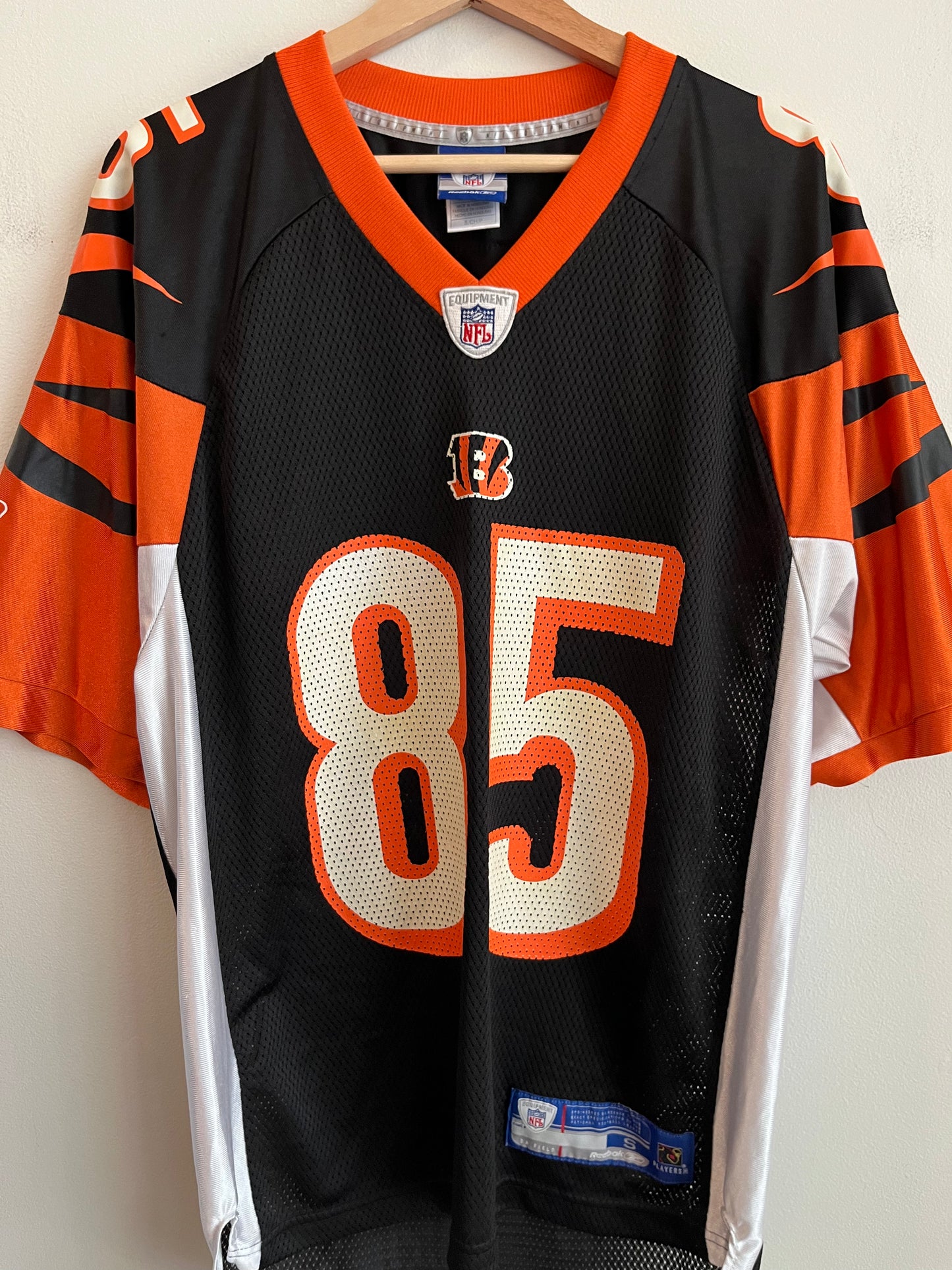 00s Cincinnati Bengals Chad Johnson Reebok Home Jersey (S)