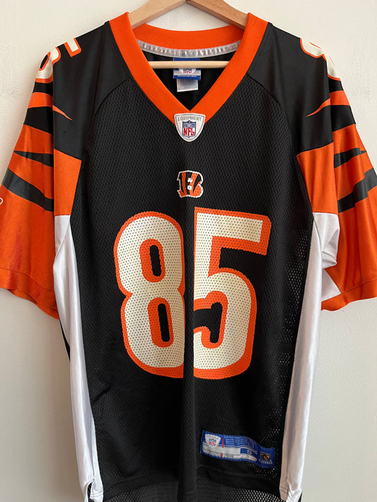 00s Cincinnati Bengals Chad Johnson Reebok Home Jersey (S)