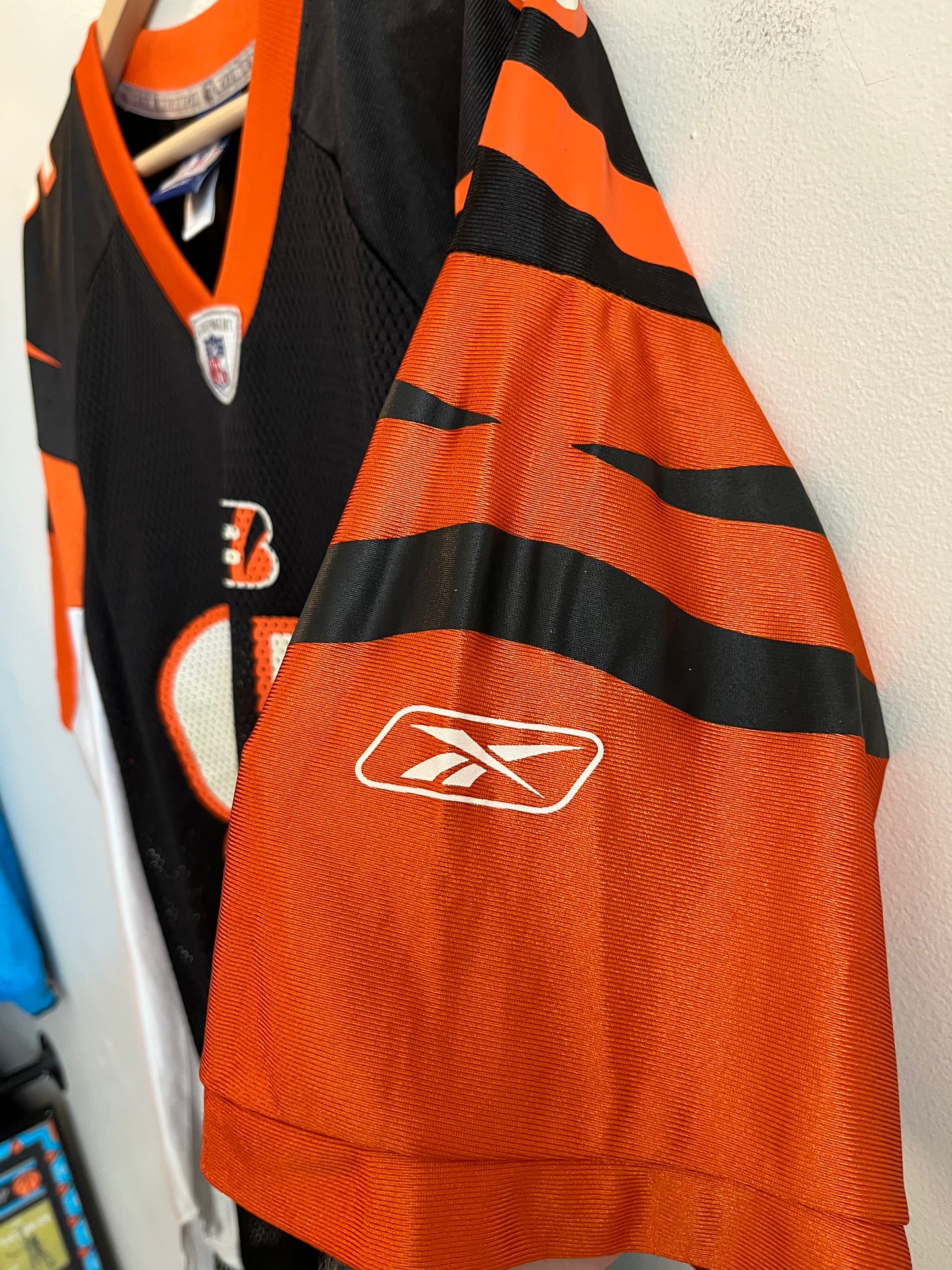 00s Cincinnati Bengals Chad Johnson Reebok Home Jersey (S)