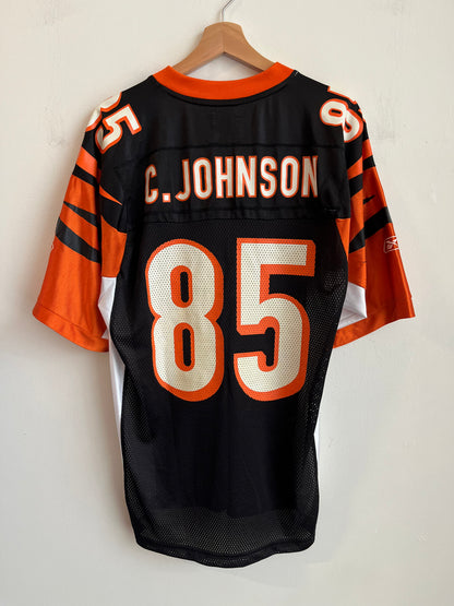 00s Cincinnati Bengals Chad Johnson Reebok Home Jersey (S)