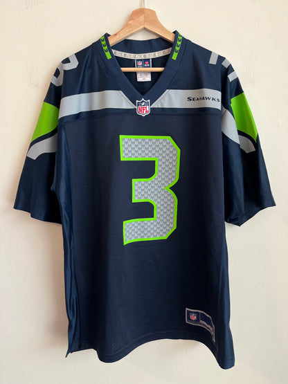 00s Seattle Seahawks Russell Wilson NFL Pro Line Home Jersey (L)