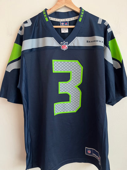 00s Seattle Seahawks Russell Wilson NFL Pro Line Home Jersey (L)