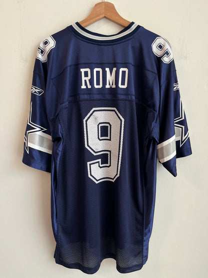 00s Dallas Cowboys Tony Romo Reebok Home Jersey (M)