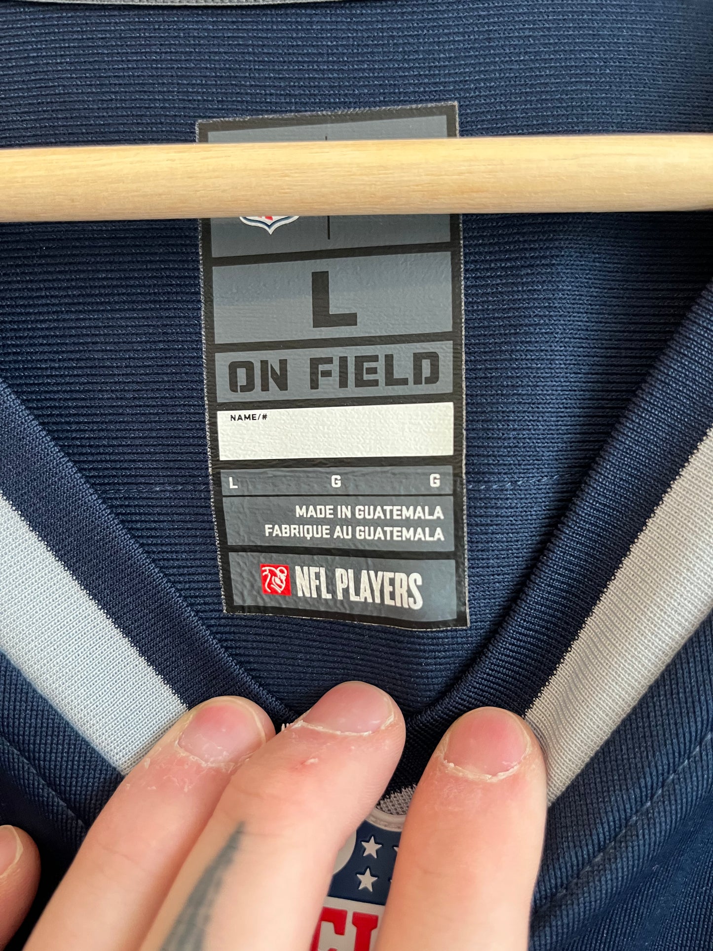 2000s New England Patriots Tom Brady Nike Home Jersey (L)