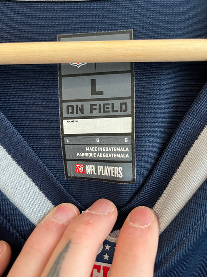 2000s New England Patriots Tom Brady Nike Home Jersey (L)