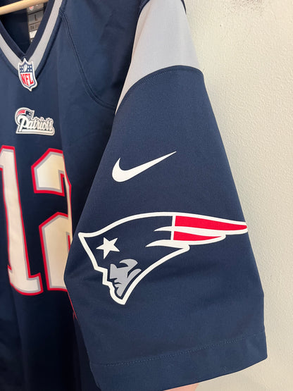 2000s New England Patriots Tom Brady Nike Home Jersey (L)